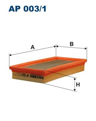 FILTRON AP 003/1 Oro filtras