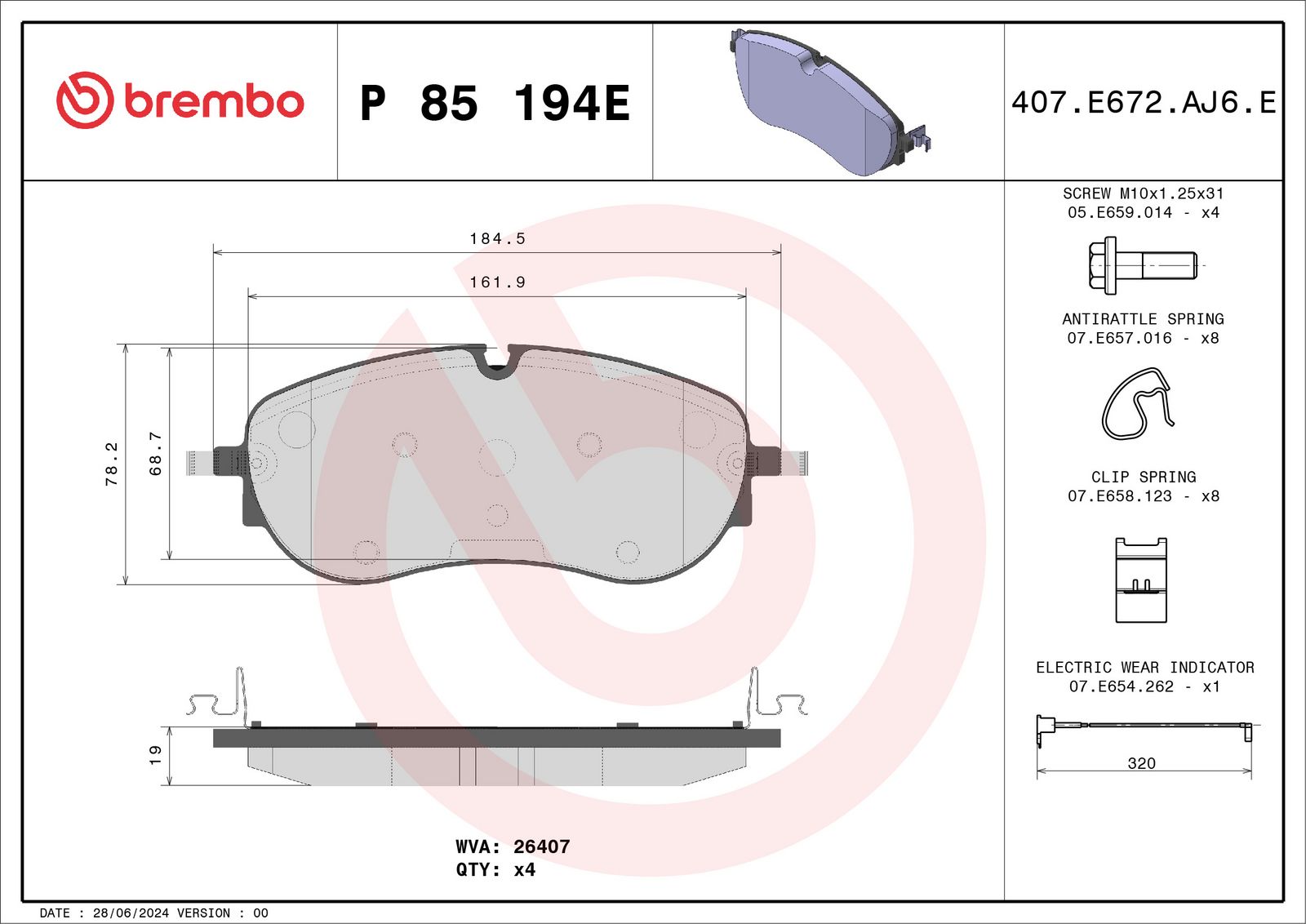 Brake Pad Set, disc brake-3