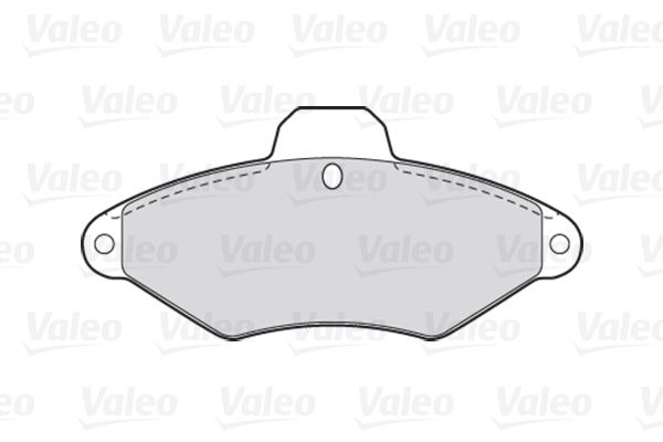 VALEO 301031 Stabdžių trinkelių rinkinys, diskinis stabdys