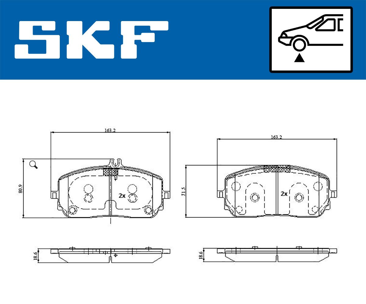 Brake Pad Set, disc brake-1