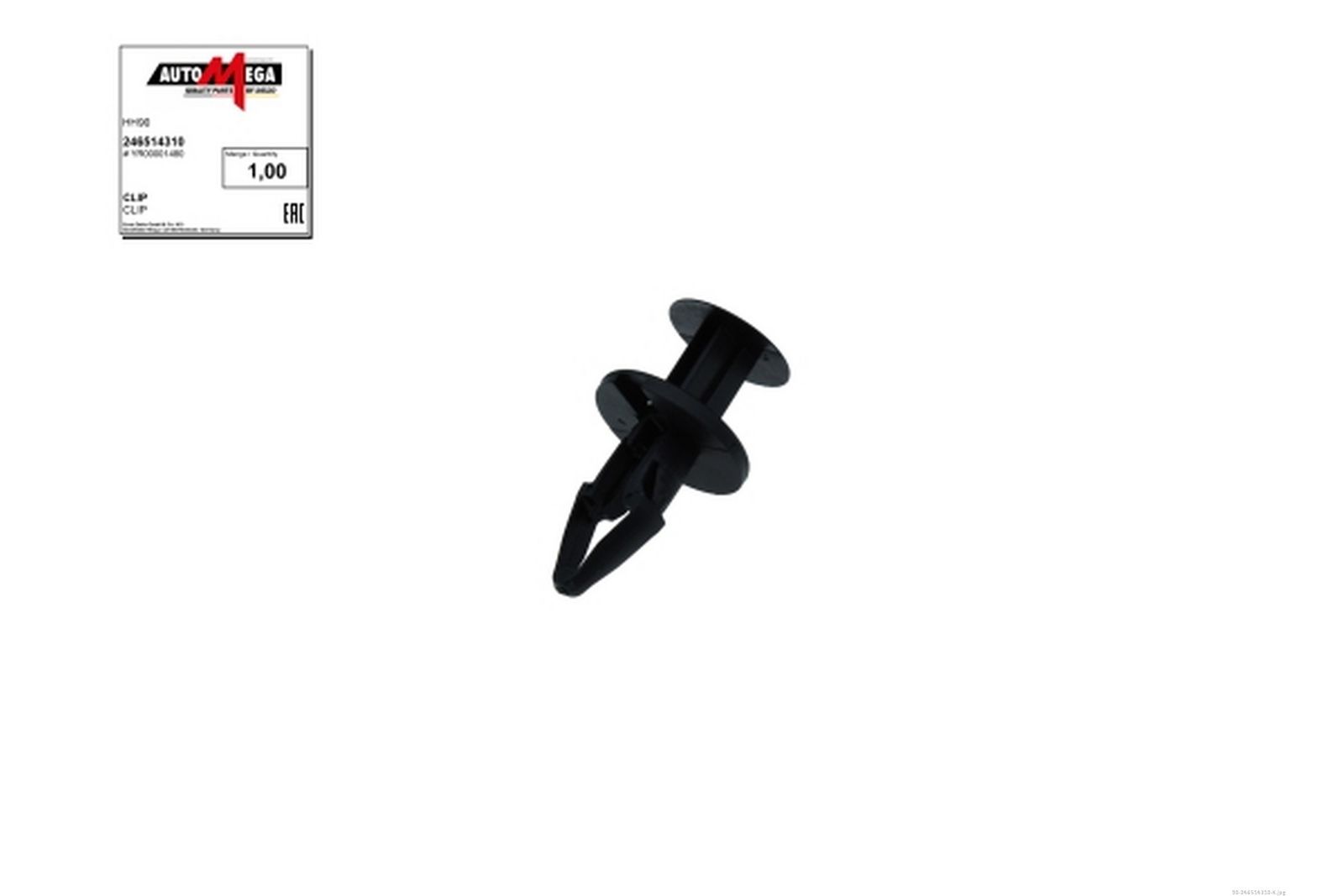 AUTOMEGA 246514310 Clip, bumper