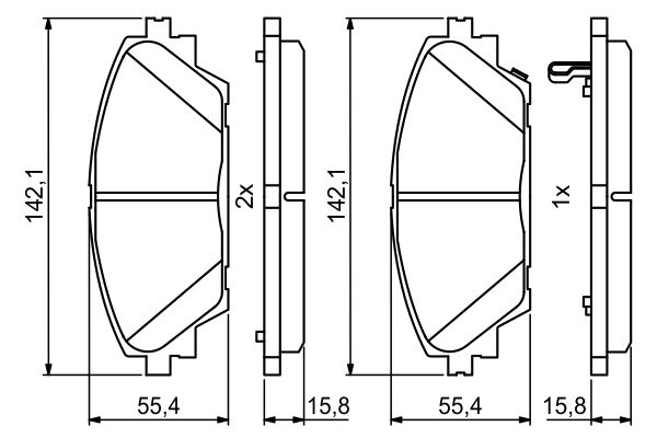 Brake Pad Set, disc brake-6