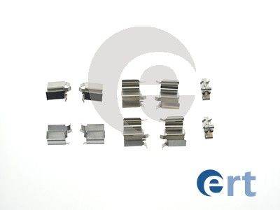 priedų komplektas, diskinių stabdžių trinkelės