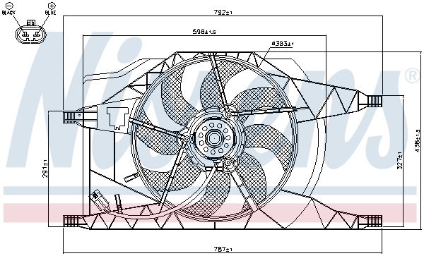 Fan, engine cooling-5