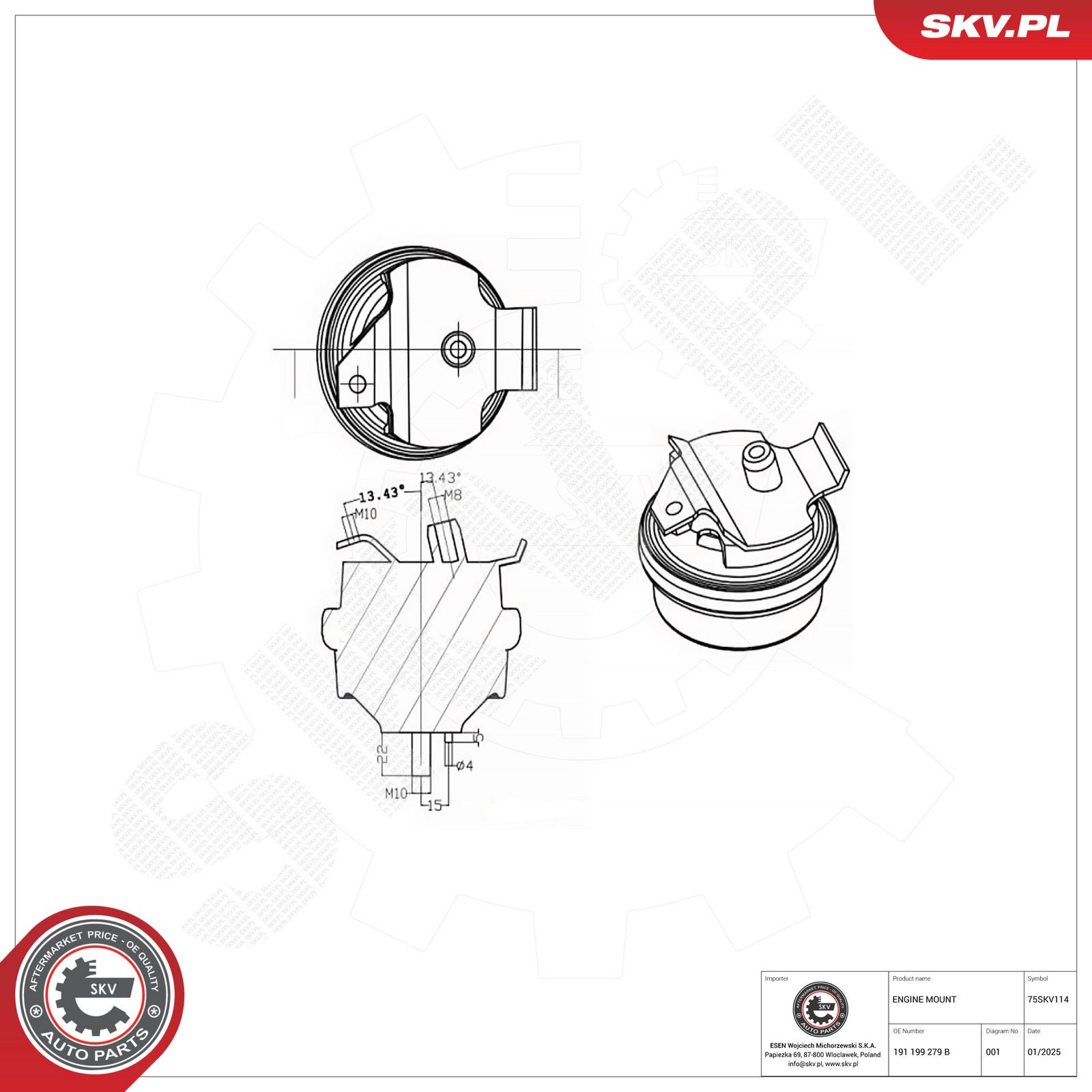 Mounting, engine-4