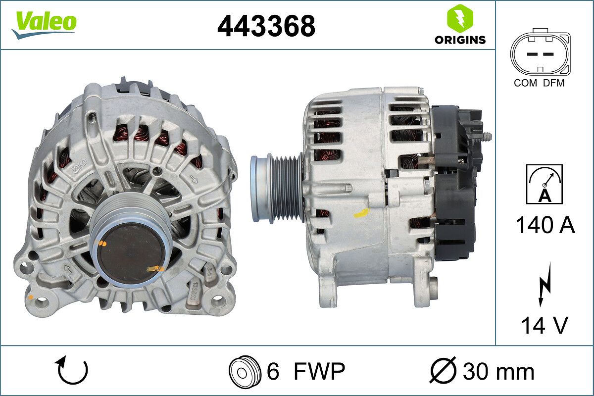 VALEO 443368 Alternator