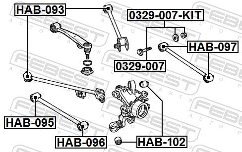 Camber Correction Screw Set-1