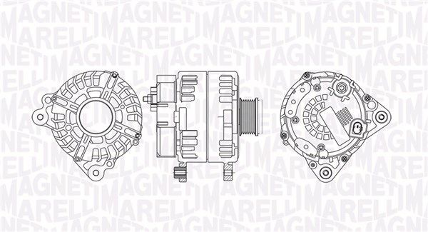 MAGNETI MARELLI 063737661410 Alternator