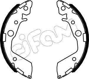 CIFAM 153-492 Brake shoe set