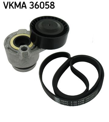 SKF VERTEVO VKMA 36058 V-ribbed belt set