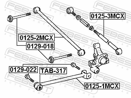 Control/Trailing Arm, wheel suspension-1