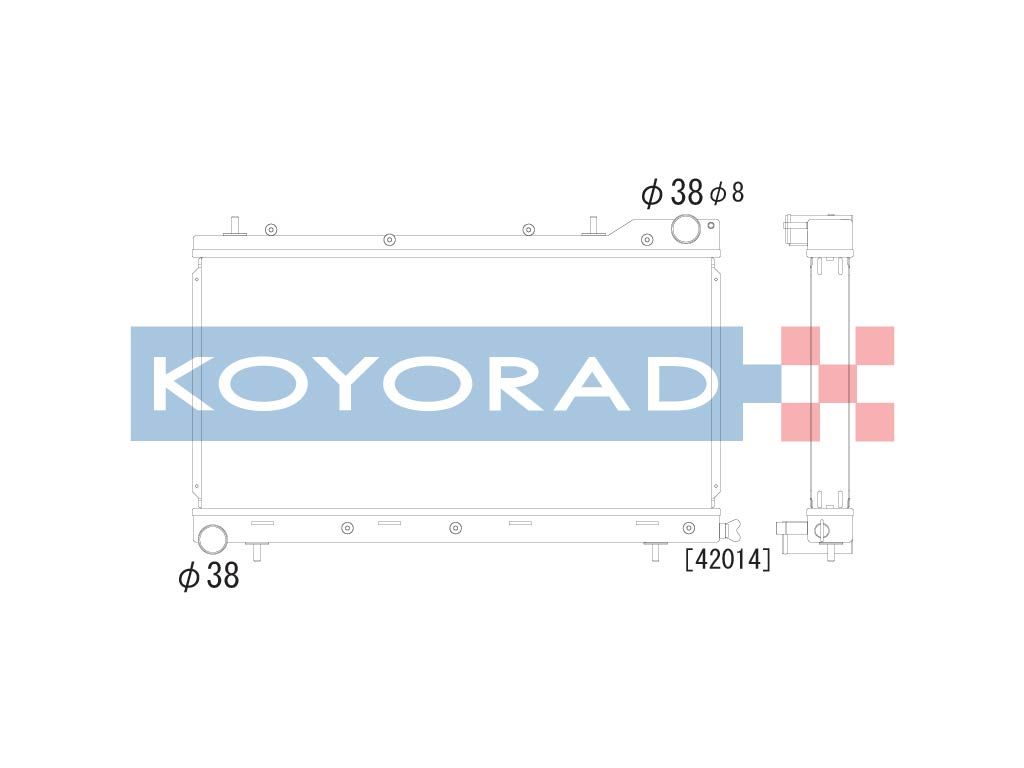 KOYORAD KL091165R Radiator, engine cooling