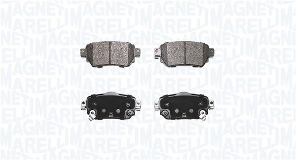 MAGNETI MARELLI 363916060889 Brake pad set, disc brake