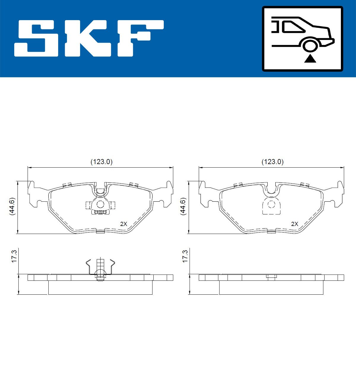 Brake Pad Set, disc brake-1
