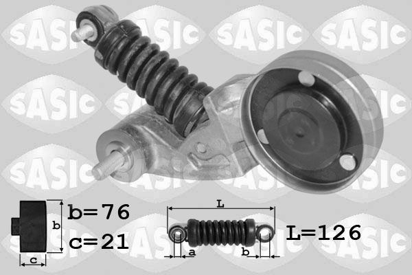 SASIC 1626201 Belt tensioner, v-ribbed belt