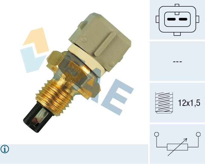 FAE 33180 Sensor, intake air temperature