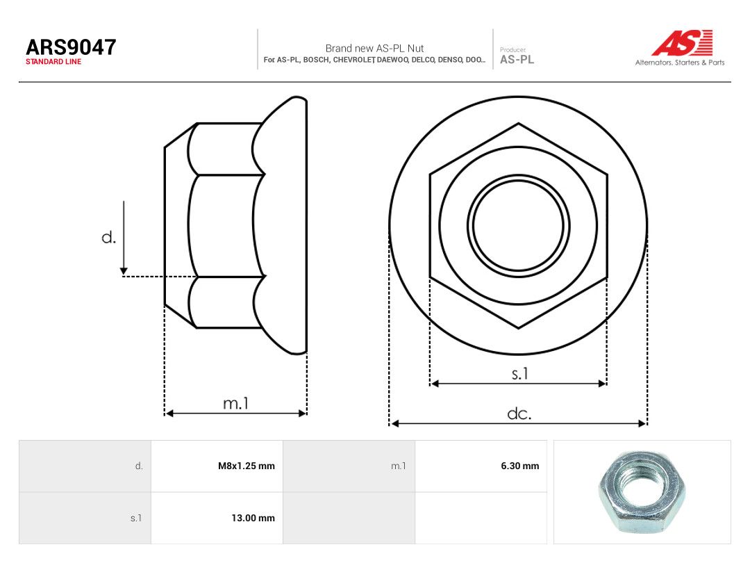 Repair Set, alternator-1