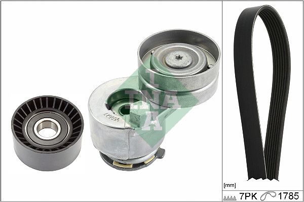 SCHAEFFLER INA 529 0453 10 V-ribbed belt set