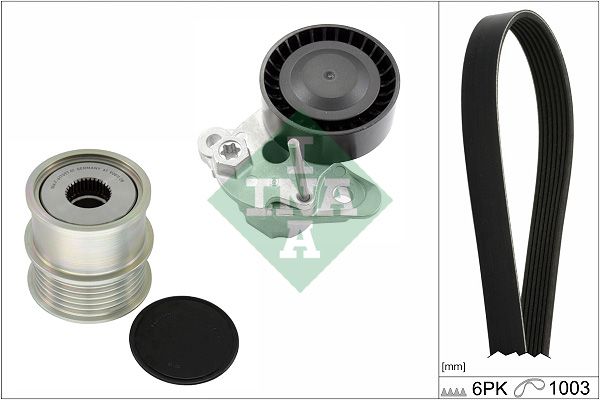 SCHAEFFLER INA 529 0159 20 V-ribbed belt set