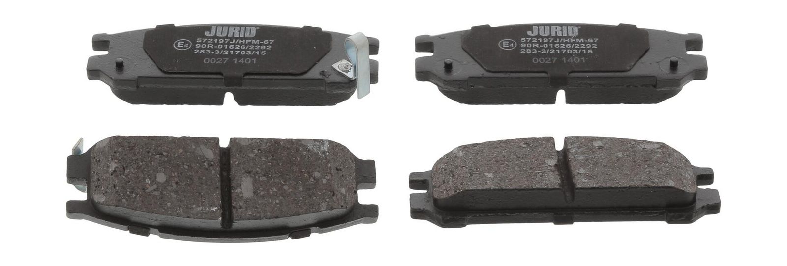 JURID 572197J Brake pad set, disc brake