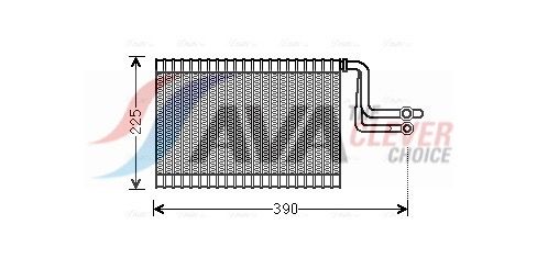 AVA CLEVER CHOICE BWV365 Evaporator, air conditioning