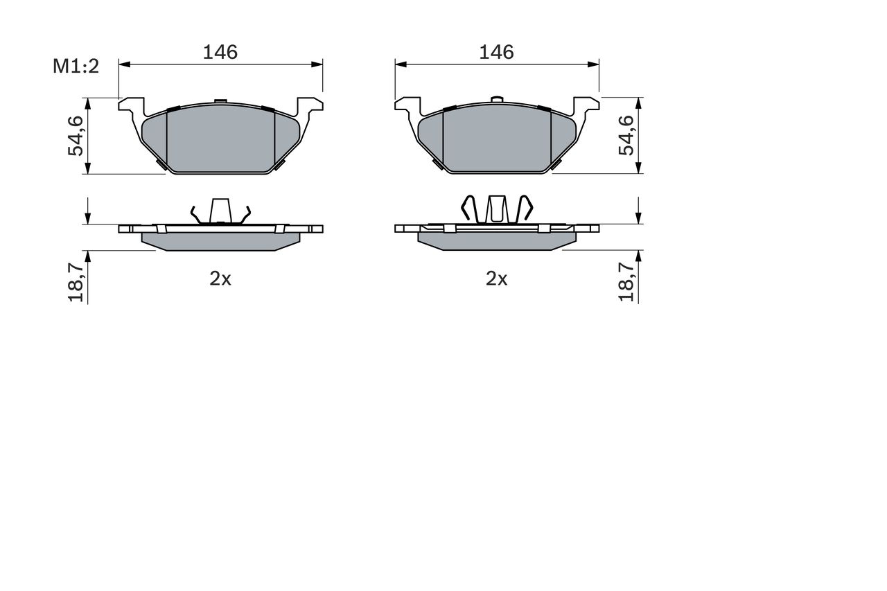 stabdžių trinkelių rinkinys, diskinis stabdys-6
