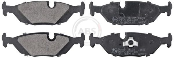 A.B.S. 36489 Brake pad set, disc brake