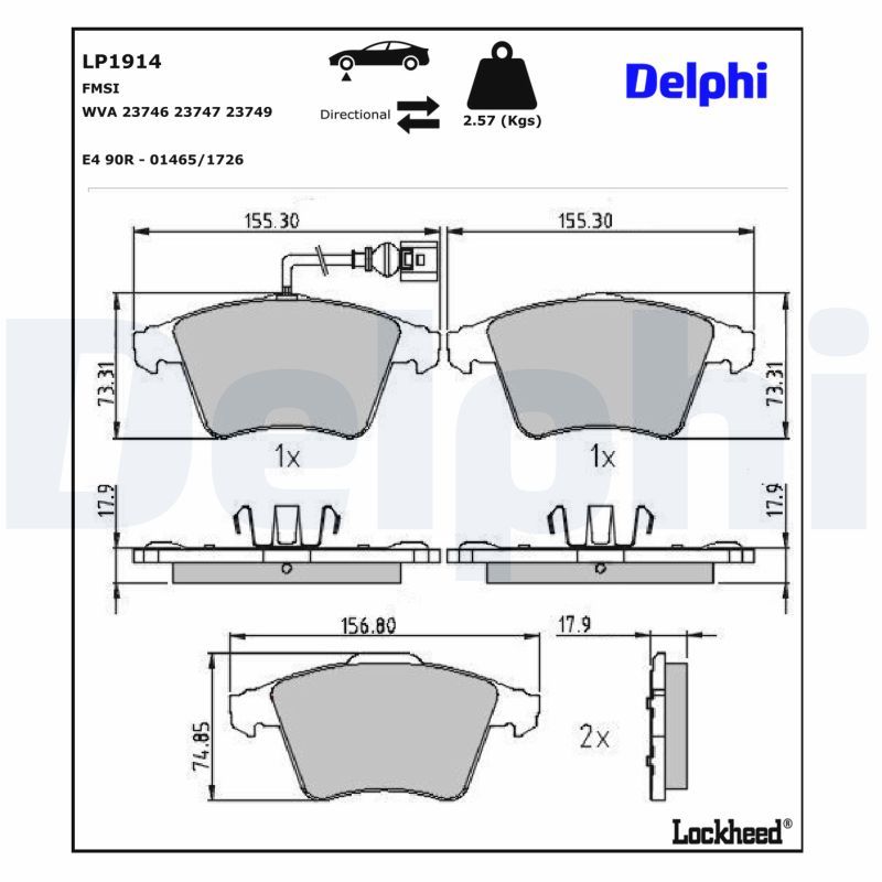 Brake Pad Set, disc brake-3