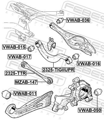 Control/Trailing Arm, wheel suspension-1