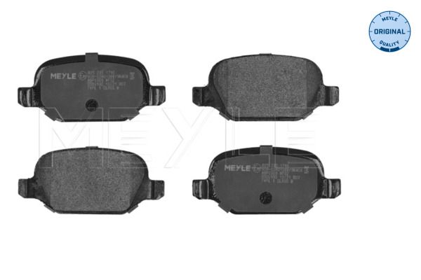 MEYLE 025 235 1716 Brake pad set, disc brake