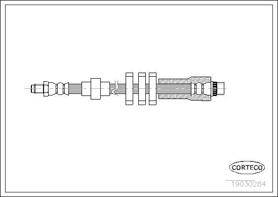 CORTECO 19030284 Brake hose