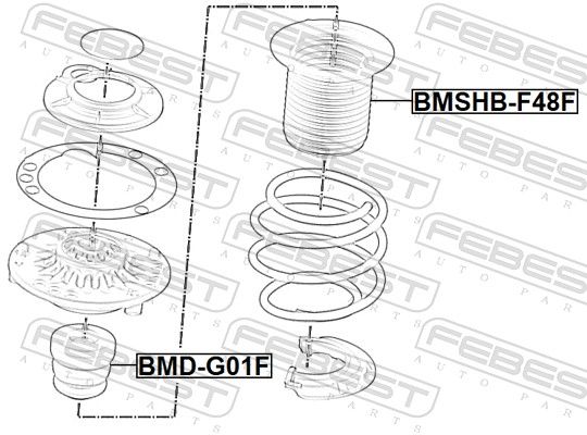 Protective Cap/Bellow, shock absorber-1