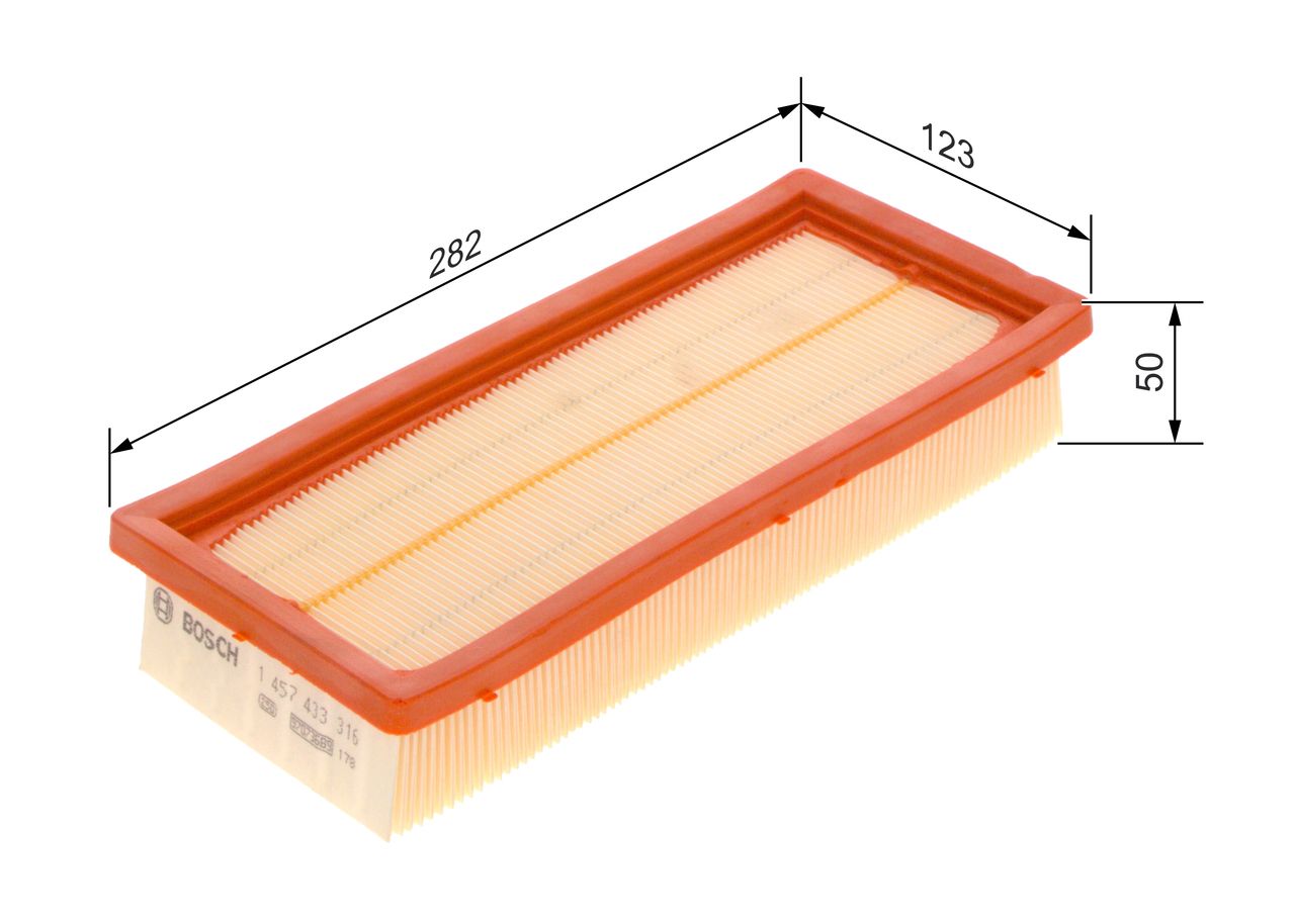 BOSCH 1 457 433 316 Oro filtras