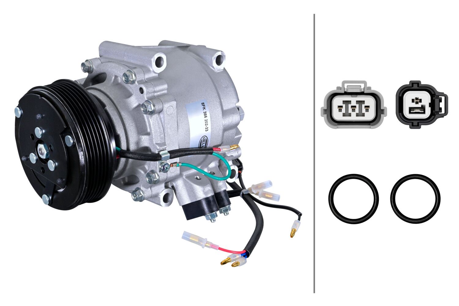 HELLA 8FK 366 202-331 Compressor, air conditioning