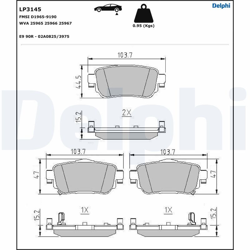 Brake Pad Set, disc brake-4