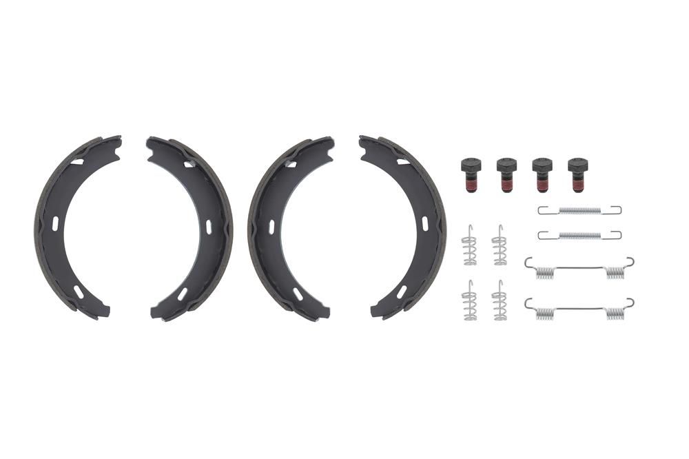 TOPRAN 401 022 Brake shoe set, parking brake