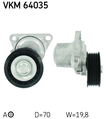SKF VKM 64035 Belt tensioner, v-ribbed belt