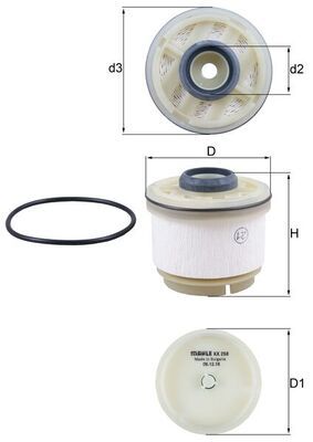 MAHLE KX 268D Fuel filter