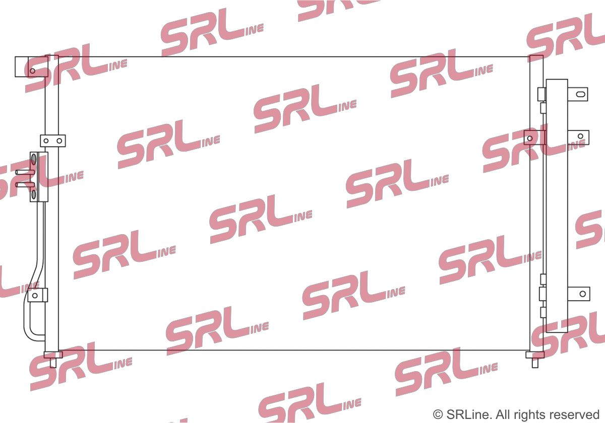 SRLINE 4141K8C1S Condenser, air conditioning