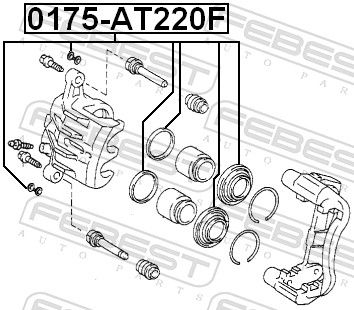 Repair Kit, brake caliper-1