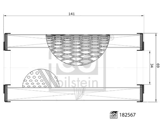 FEBI BILSTEIN 182567 Oil filter