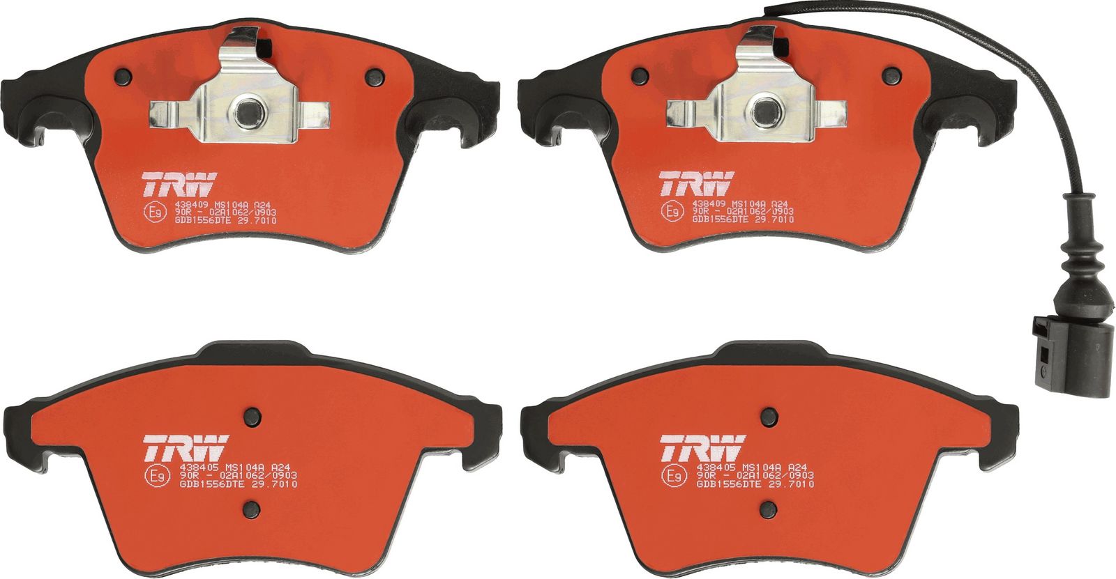 TRW GDB1556DTE Brake pad set, disc brake