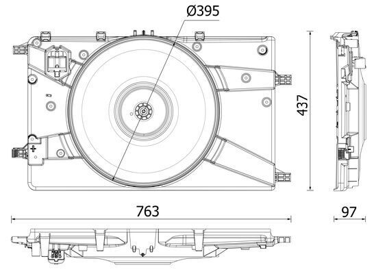 MAHLE CFF 546 000P Fan, engine cooling