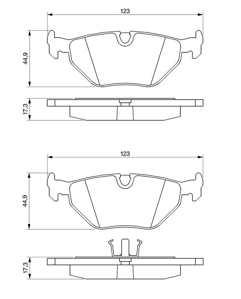 Brake Pad Set, disc brake-6