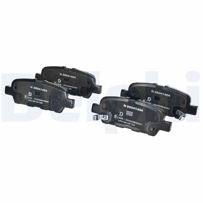 DELPHI LP3158 Brake pad set, disc brake
