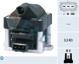 FAE 80200 Ignition coil