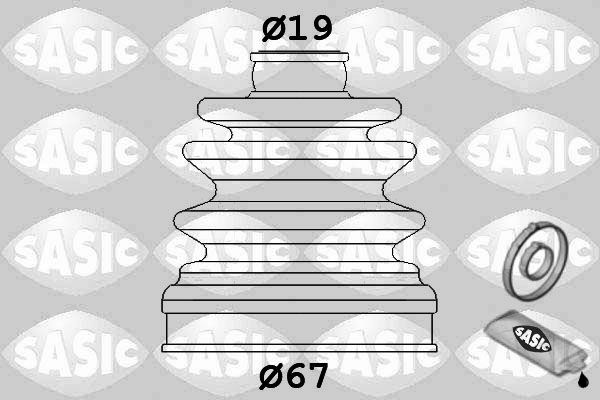 SASIC 1906134 Bellow kit, drive shaft