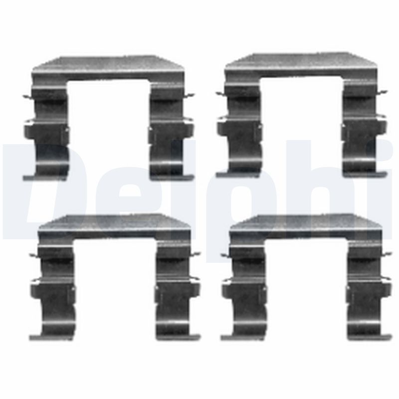 DELPHI LX0417 Priedų komplektas, diskinių stabdžių trinkelės