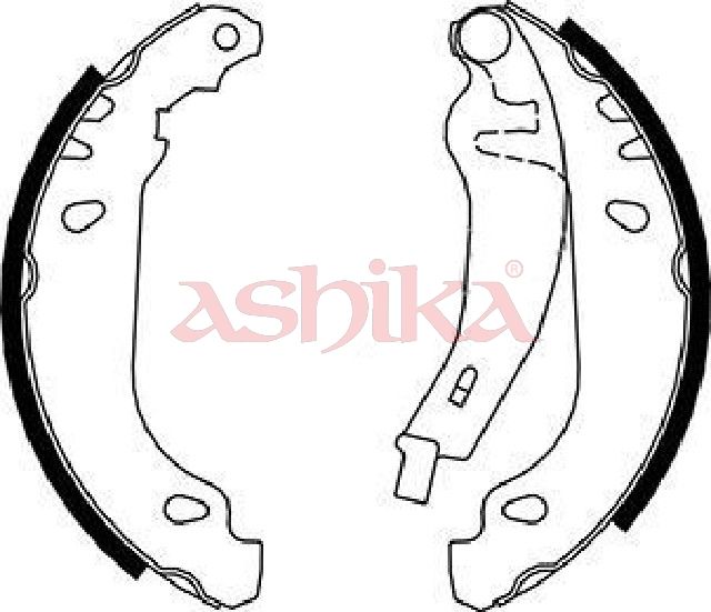 ASHIKA 55-00-0719 Brake shoe set