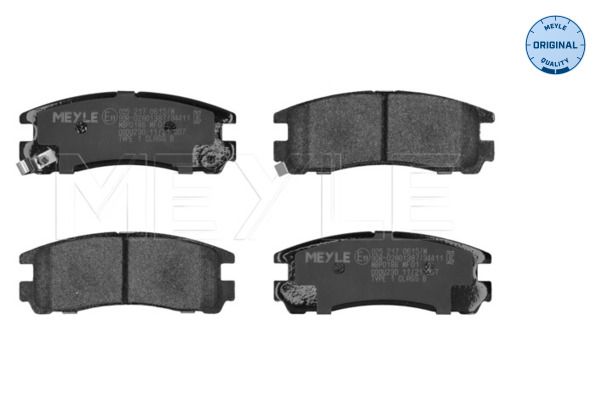 MEYLE 025 217 0615/W Brake pad set, disc brake
